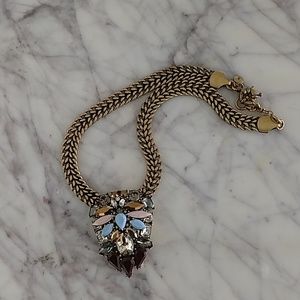 J Crew jeweled statement necklace